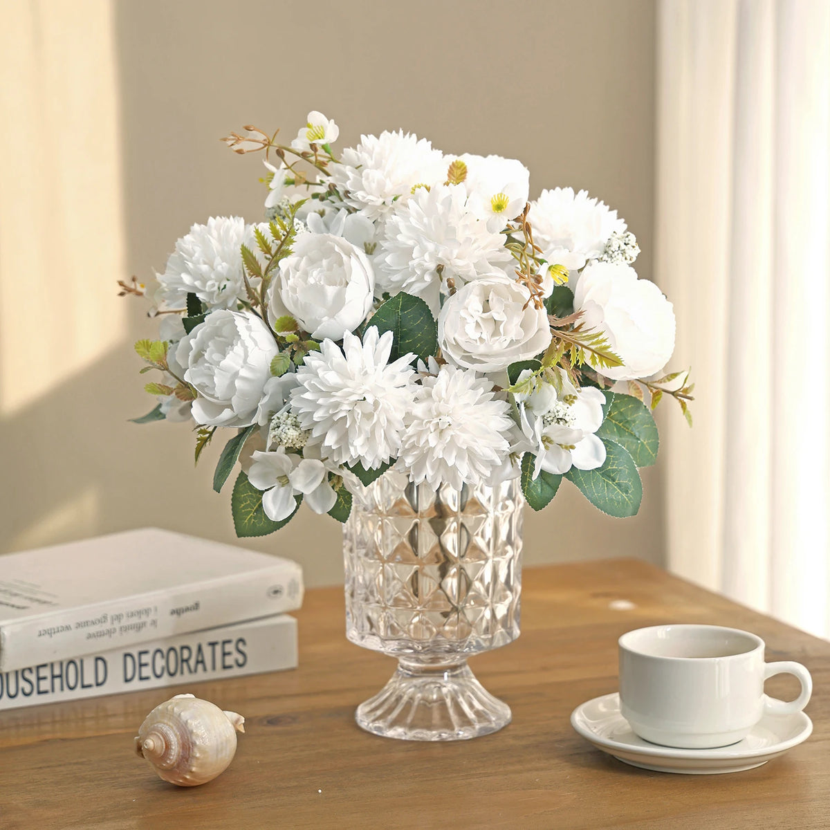 Artificial Silk Chrysanthemum Rose Flowers – Wedding & Home Décor Artificial Silk Flowers Babs