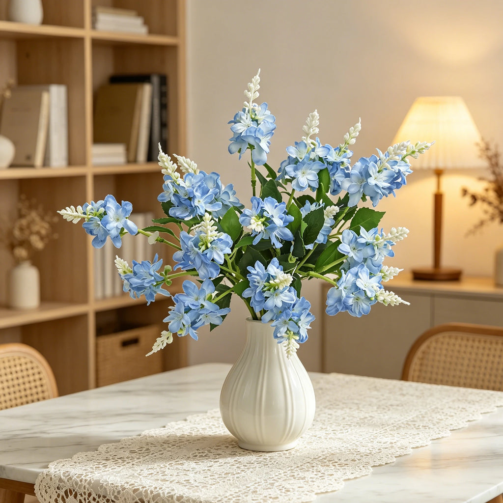 Artificial Silk Moundlily Flower Bouquet – Wedding & Home Decor Artificial Flower Bouquet Babs