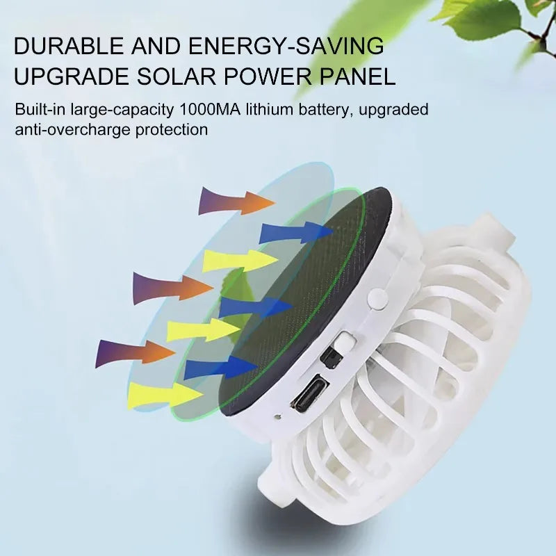Solar Fan Baseball Cap – Built-In Cooling Fan for Outdoors Solar Fan Hat Babs