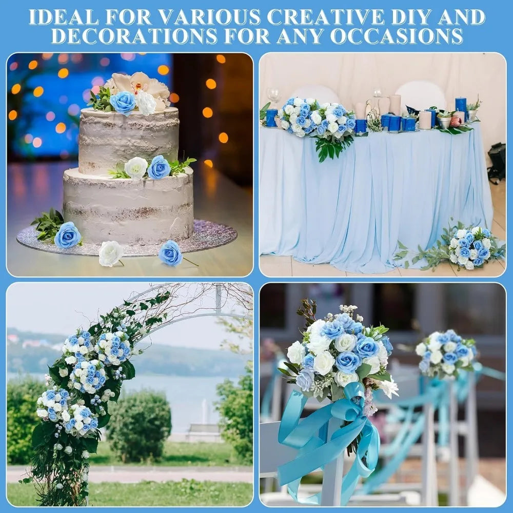 10-Head Silk Artificial Rose Bouquet for Home & Wedding Decor Artificial Flower Bouquet Babs