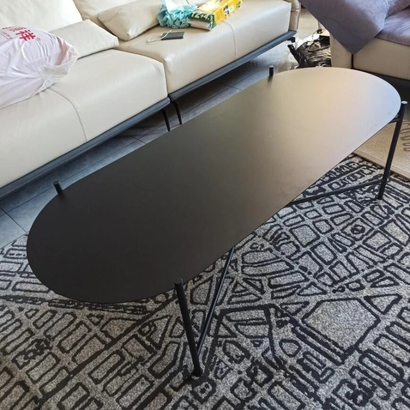 Modern Metal Oval Coffee Table – Nordic Sofa Side Table Metal Coffee Table Babs