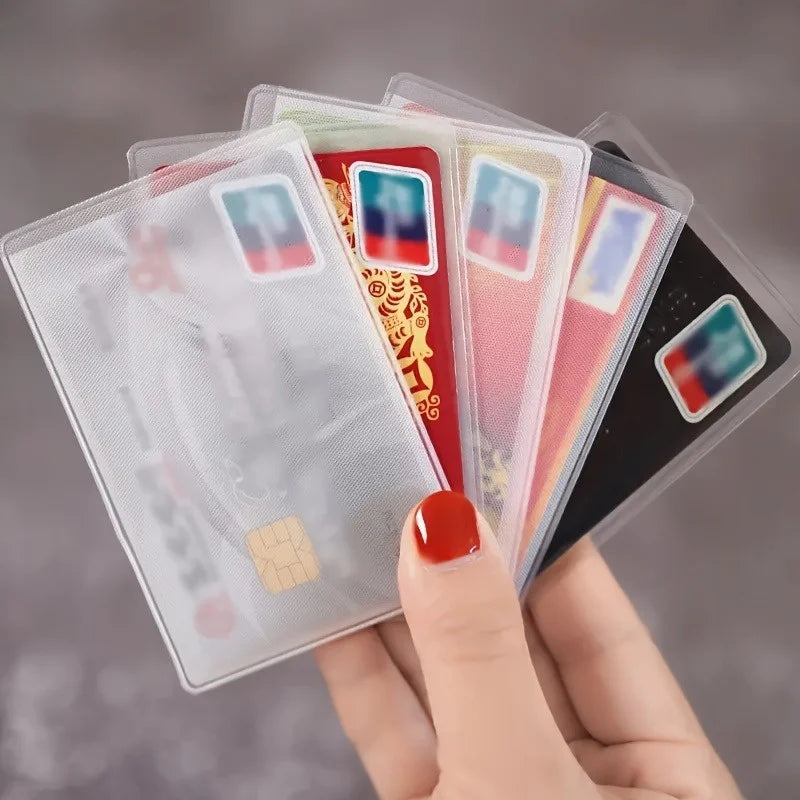 Frosted Anti-Magnetic Card Case – ID, Bank & Bus Card Cover Card Protector Case Babs