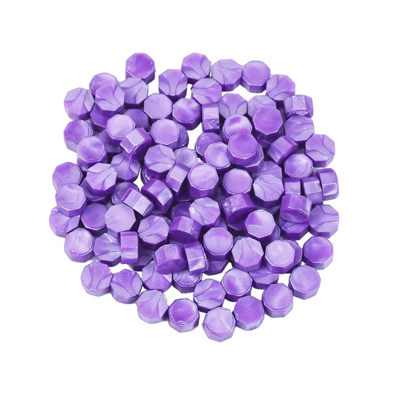 100Pcs Retro Colored Wax Seal Beads – Wedding & Scrapbooking Wax Seal Beads Babs M18