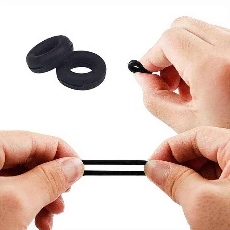 10 Pairs Silicone Eyeglass Temple Tips – Anti-Slip Ear Hooks Eyeglass Accessories Babs