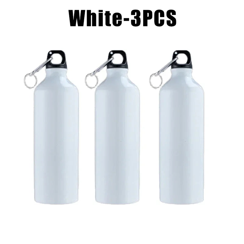 Lightweight Aluminum Bike Water Bottle – Leakproof & BPA-Free Sports Water Bottle Babs 500ml White 3PCS