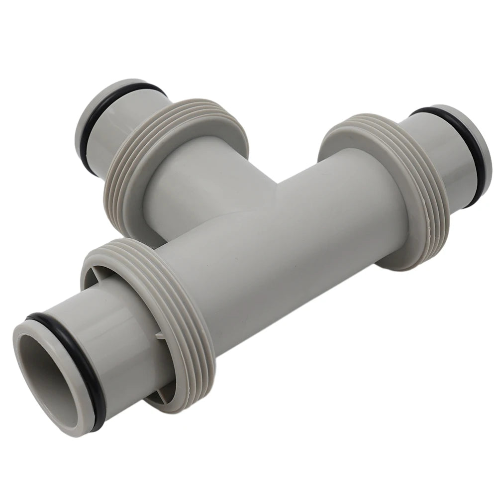 Intex Pool T-Connector Hose Adapter with O-Rings – 1.5 Inch Pool Hose Adapter Babs