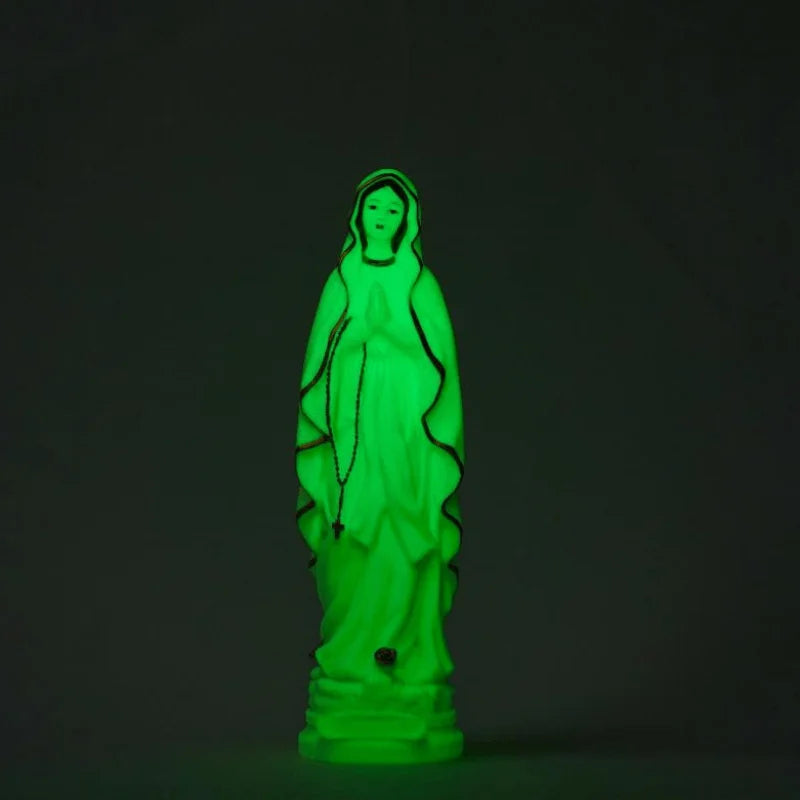30cm Luminous Virgin Mary Statue | Resin Religious Ornament Religious Statue Babs