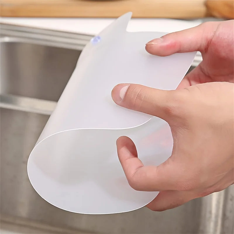 Large Kitchen Sink Splash Guard Protector with Suction Cups Sink Splash Guard Babs