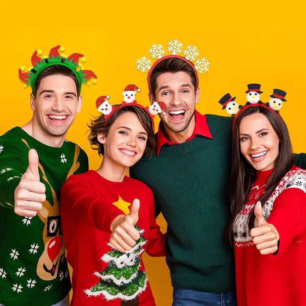 Cute Christmas Headbands – Elf, Reindeer & Tree Styles Holiday Hair Headband Babs