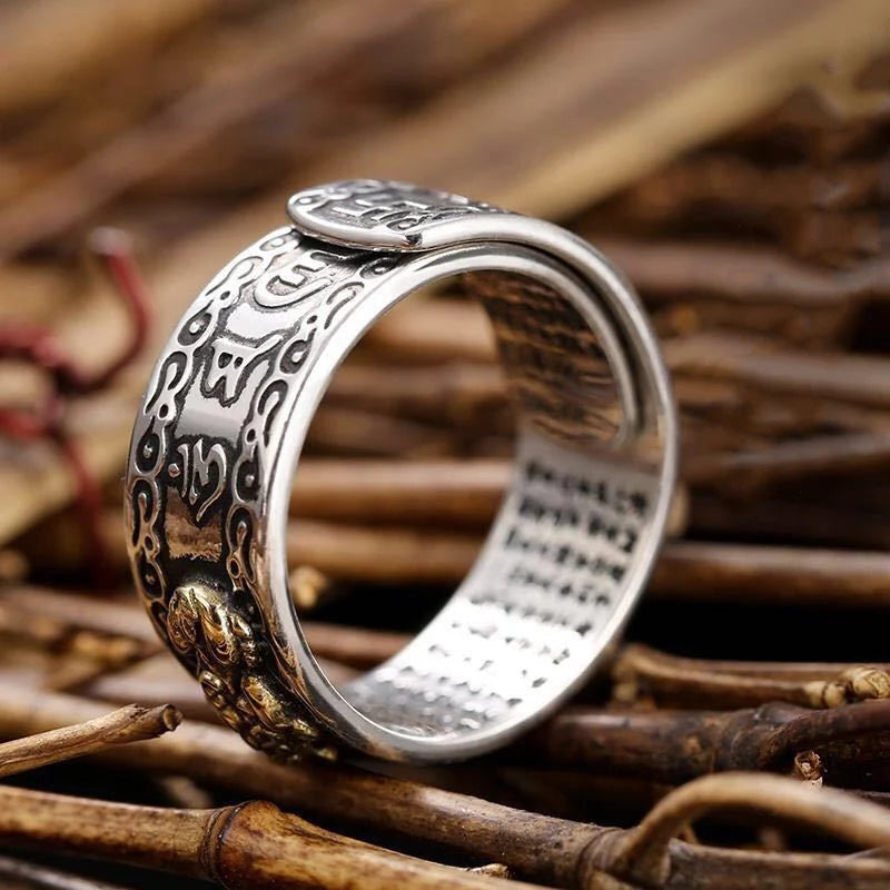 Feng Shui Pixiu Adjustable Ring – Lucky Wealth Amulet Fashion Ring Babs