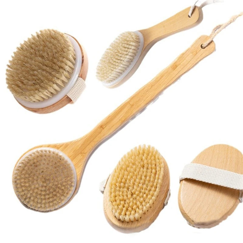 Handheld Back Scrubber Brush – Body Exfoliating & Massage Body Exfoliating Brush Babs