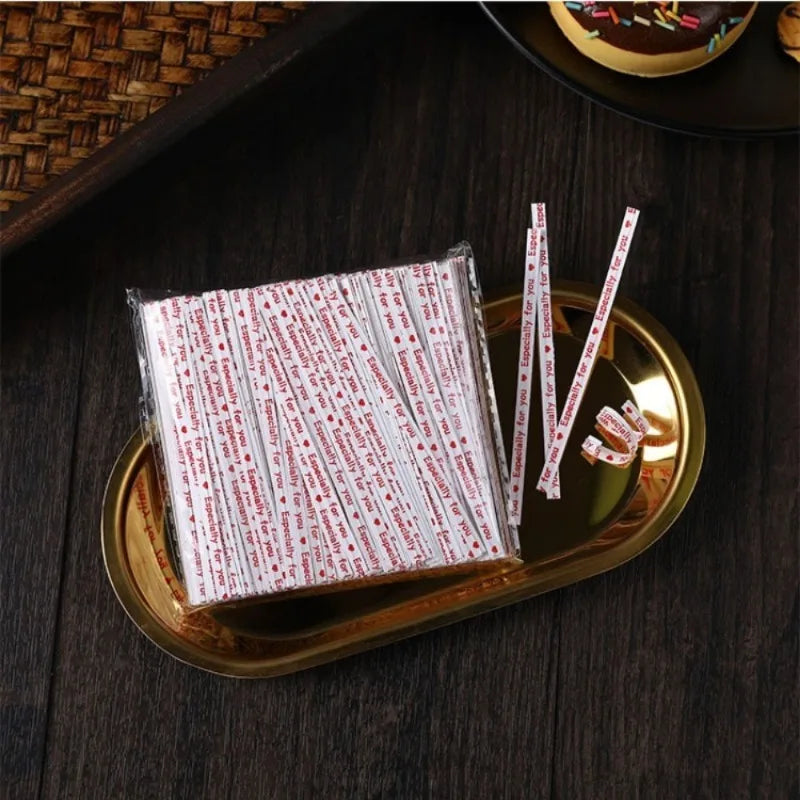 700pcs Colored Kraft Paper Twist Ties – Baking & Gift Packaging Packaging Twist Ties Babs