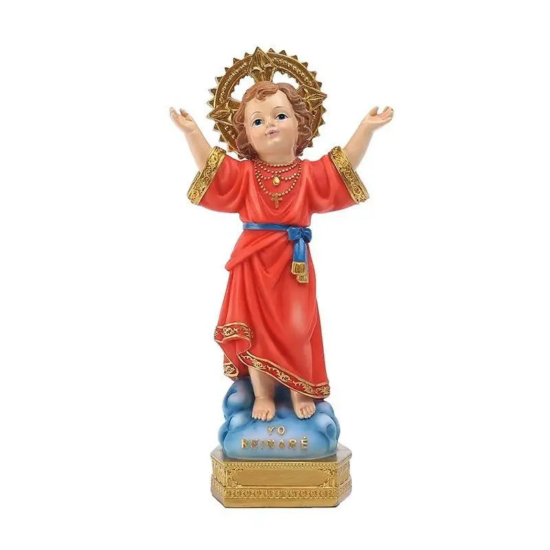 Divine Child Figure on Base – Renaissance Resin Religious Gift Religious Figurine Babs