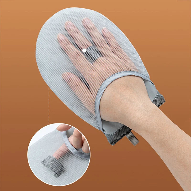 Portable Mini Steamer Mitten Iron Gloves & Ironing Pad Set Ironing Glove Set Babs