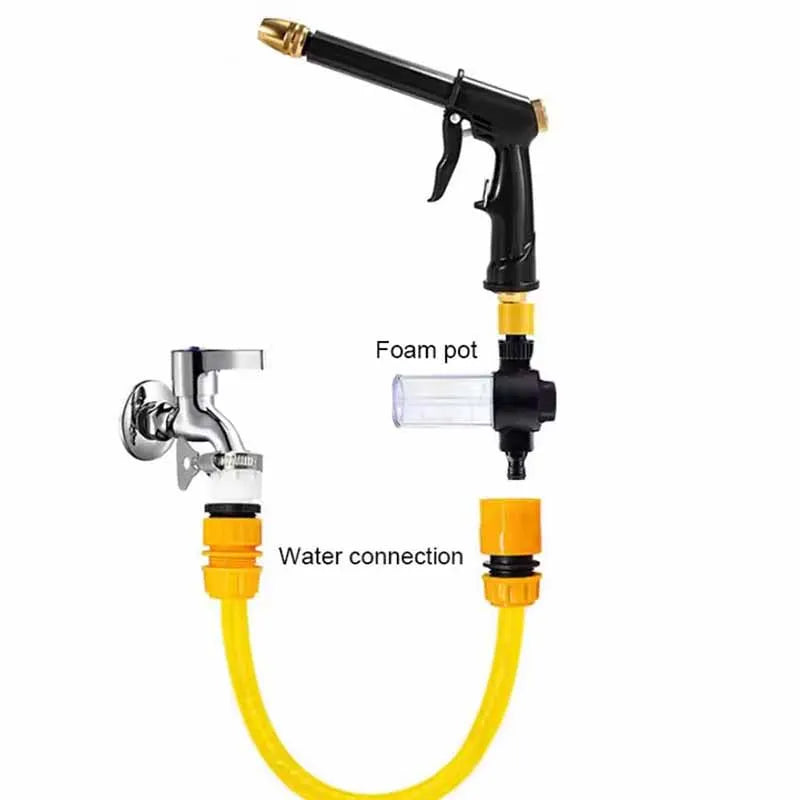 High Pressure Water Gun Set – Adjustable Nozzle Car & Garden Garden Hose Spray Gun Babs