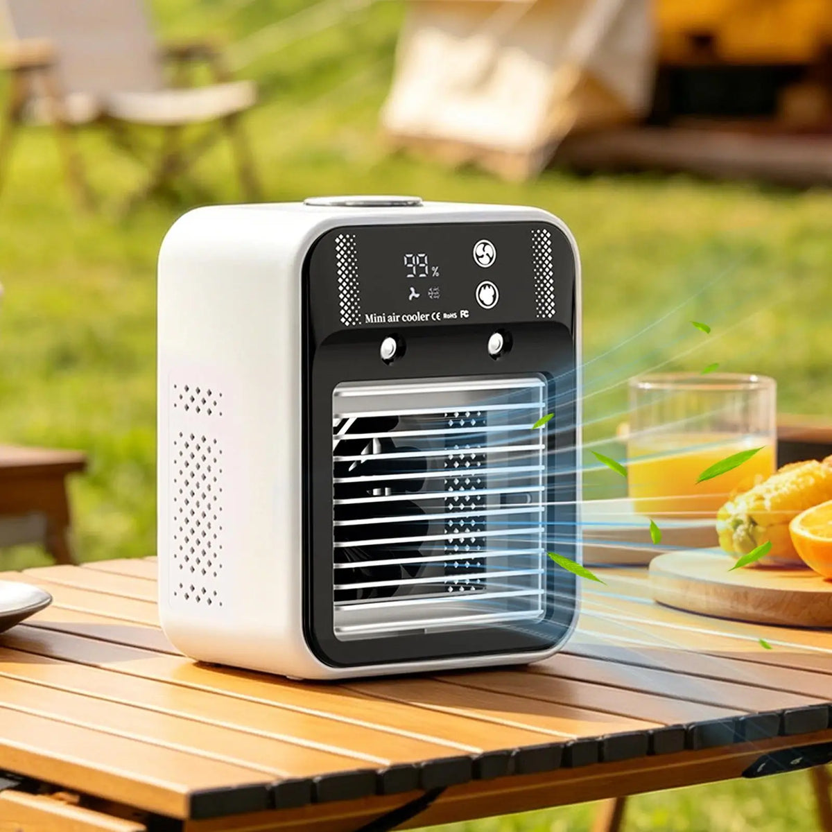Portable Mini Air Conditioner – Nano Mist LCD Rechargeable Personal Air Cooler Babs