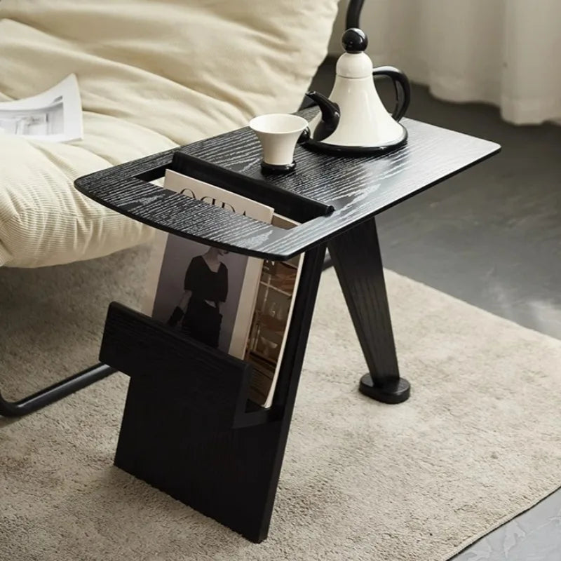 Nordic Solid Wood Coffee Table with Storage | Modern Style Solid Wood Coffee Table Babs