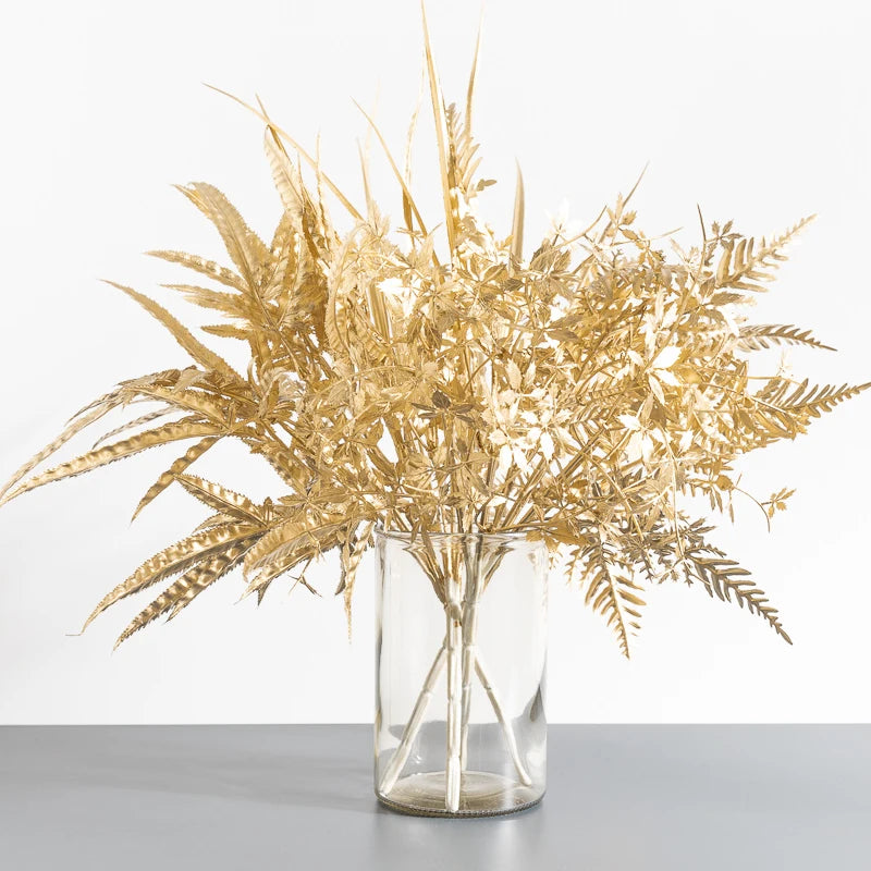 Artificial Maple Leaf & Eucalyptus Stems – Faux Floral Décor Artificial Plant Stems Babs