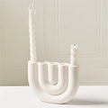 Nordic Ceramic Candelabra Candlestick Holder | Home Décor Ceramic Candle Holder Babs style1