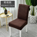 Elastic Jacquard Chair Cover – Dining, Wedding & Banquet Slipcover Chair Slipcover Babs Dark coffee