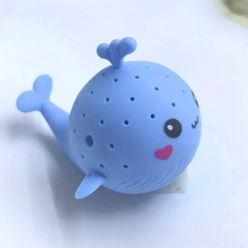 Cute Whale Squeeze Bath Toy – Baby Water Squirt Figure Baby Bath Toy Babs