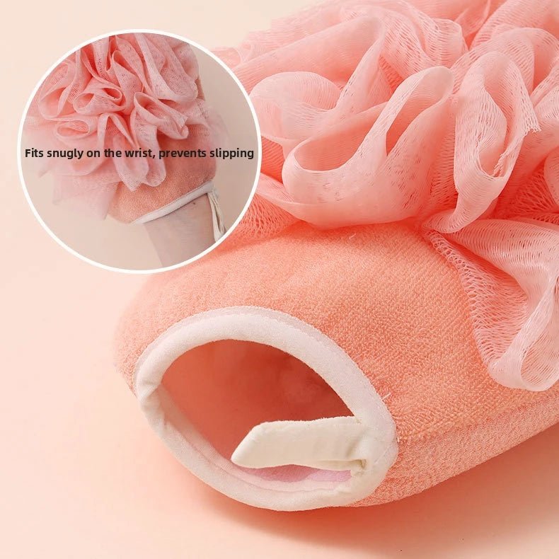 Double-Sided Exfoliating Bath Glove – Body Scrubber & Mitt Exfoliating Bath Glove Babs