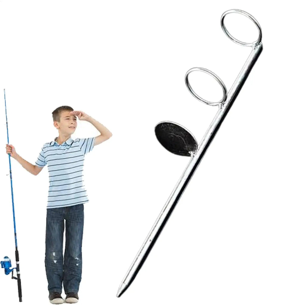 Stainless Steel Fishing Rod Ground Stake Holder 30/37cm Fishing Rod Holder Babs