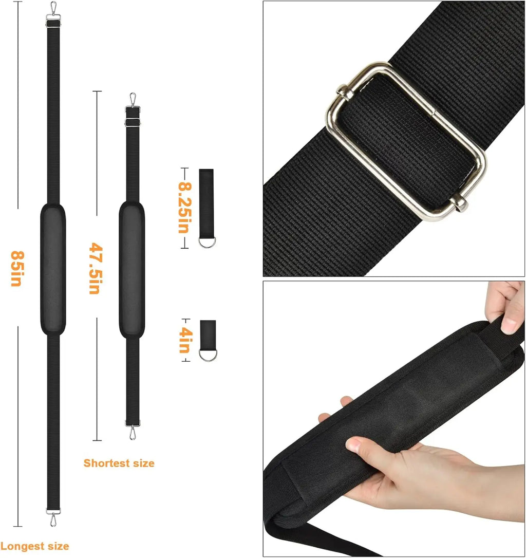 Universal Leaf Blower Shoulder Strap – Anti-Slip, Adjustable Leaf Blower Strap Babs black