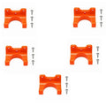 5-Pack Tool Hanger Hooks – Garage, Garden & Hat Storage Wall Storage Hooks Babs 5pcs Orange