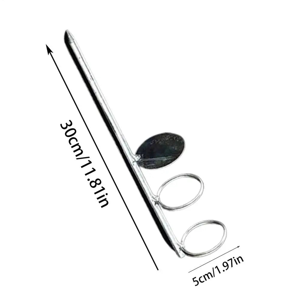 Stainless Steel Fishing Rod Ground Stake Holder 30/37cm Fishing Rod Holder Babs 30CM