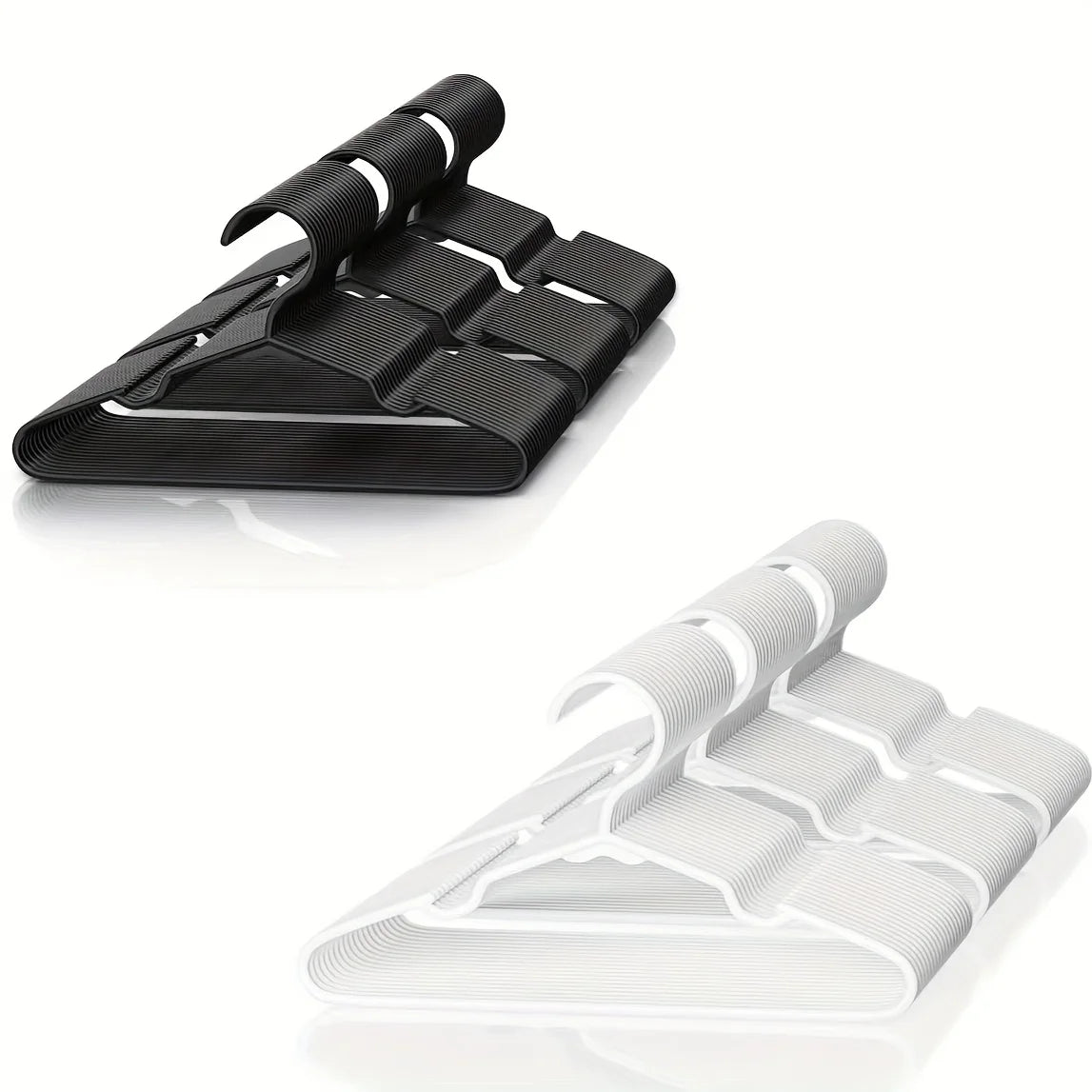 Non-Slip Plastic Clothes Hangers – Space Saving Heavy Duty Clothes Hangers Babs