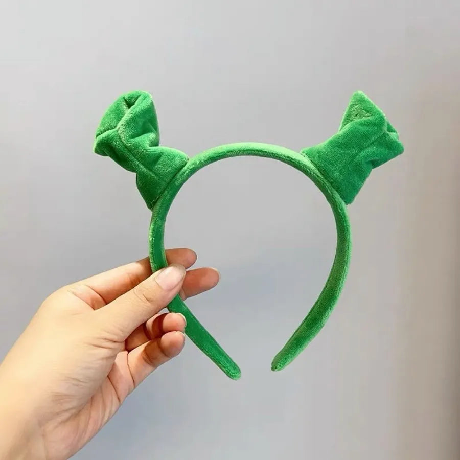Shrek Plush Ogre Ears Headband – Novelty Party Hair Hoop Novelty Headband Babs