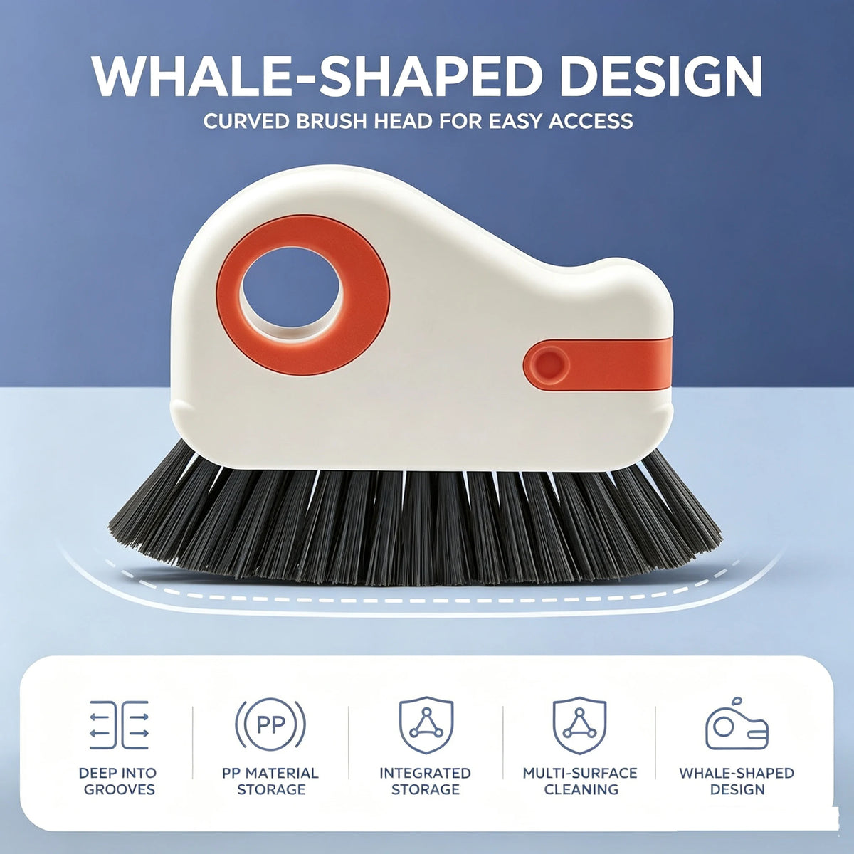 2-in-1 Window Track Cleaning Brush – Grout & Gap Cleaner Window Cleaning Brush Babs