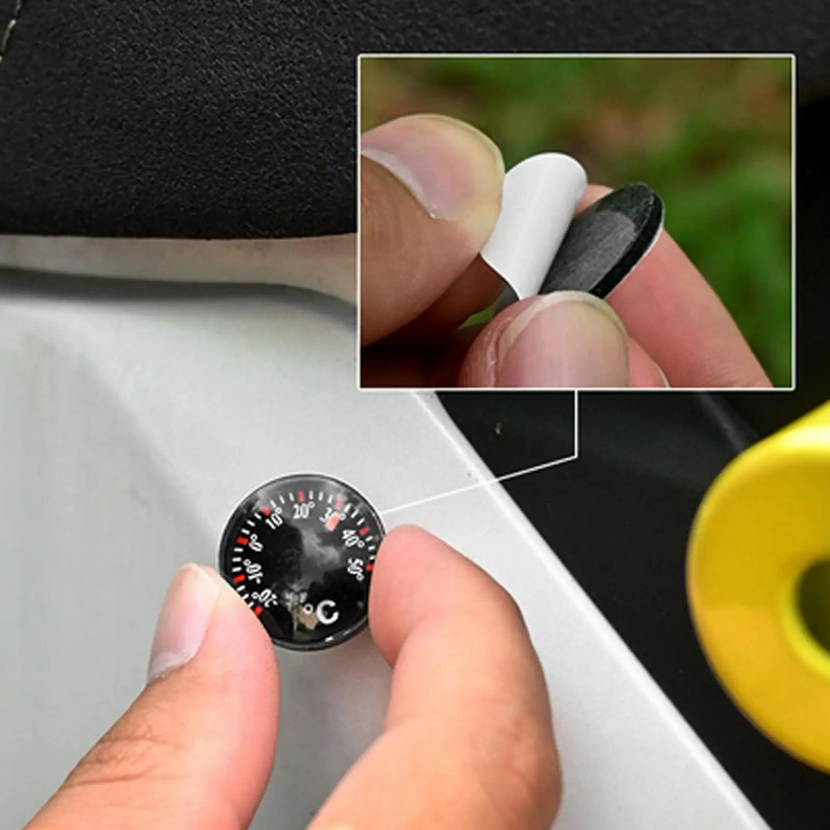 Mini Car Dial Thermometer – Waterproof, Battery-Free, Compact Car Dial Thermometer Babs