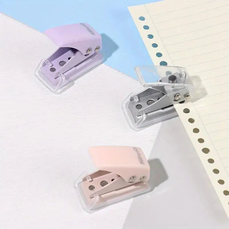 Mini Single Hole Punch – Portable Paper Puncher for Journals Hole Punch Babs