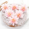 Silk Gerbera Artificial Flowers for Wedding, Home & Garden Decor Artificial Flower Heads Babs color 1 10 pcs