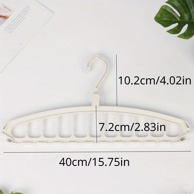 11-Hole Folding Sock Drying Rack – Windproof & Space-Saving Sock Drying Rack Babs
