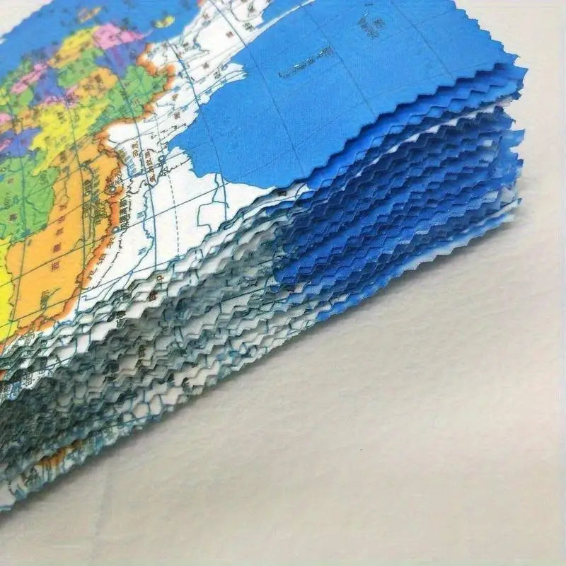 10-Pack Microfiber Lens Cleaning Cloths – Map Print Design Lens Cleaning Cloth Babs