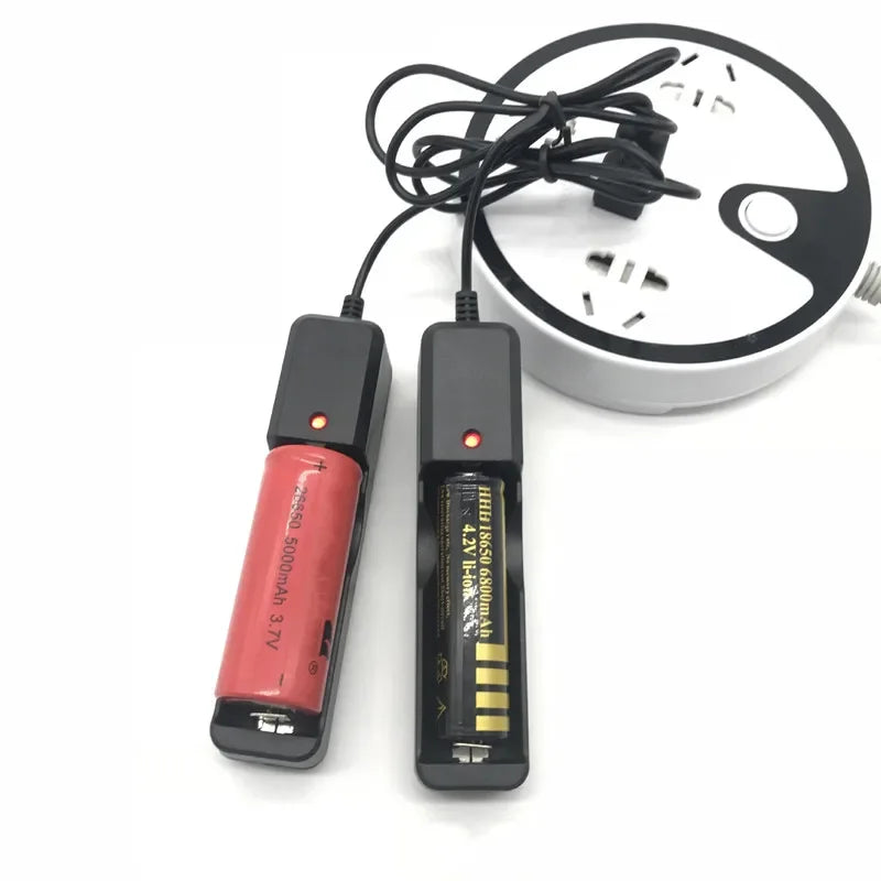 Alasicka 1-Slot USB Lithium Battery Charger – 18650 & More Battery Charger Babs