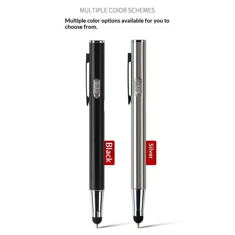 4-in-1 Rechargeable LED Pen Light – Stainless Steel, Type-C Medical Pen Light Babs