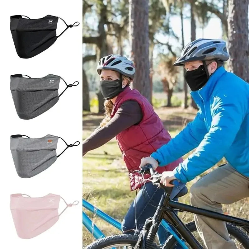 Ice Silk UV Face Mask UPF 50+ – Breathable, Reusable Sun Shield UV Face Mask Babs
