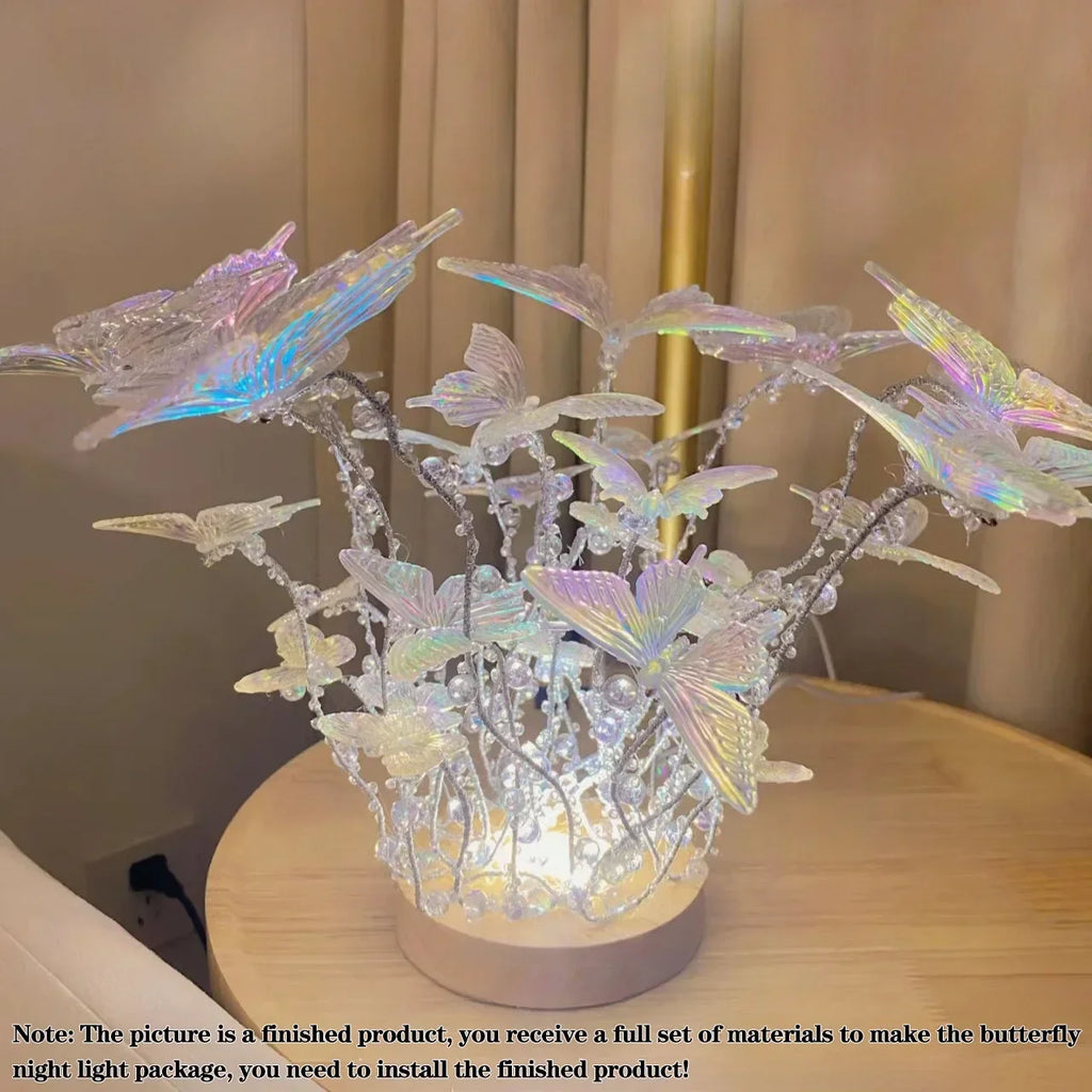 Butterfly Night Light DIY Kit – Romantic Bedside Lamp & Gift DIY Night Light Kit Babs