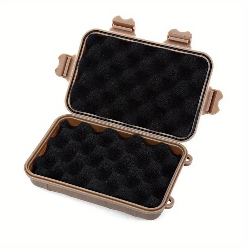 Waterproof Sealed Survival Box – Outdoor Camping Storage Waterproof Storage Box Babs Mud color