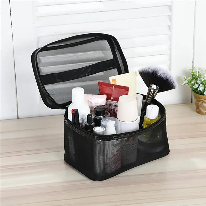 Transparent Travel Cosmetic Bag – Large Toiletry Organizer Pouch Cosmetic Travel Bag Babs
