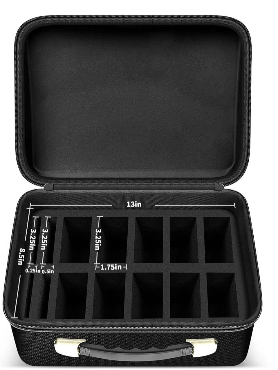 Fireproof Graded Card Storage Box with Lock – PSA BGS CGC Card Storage Case Babs black