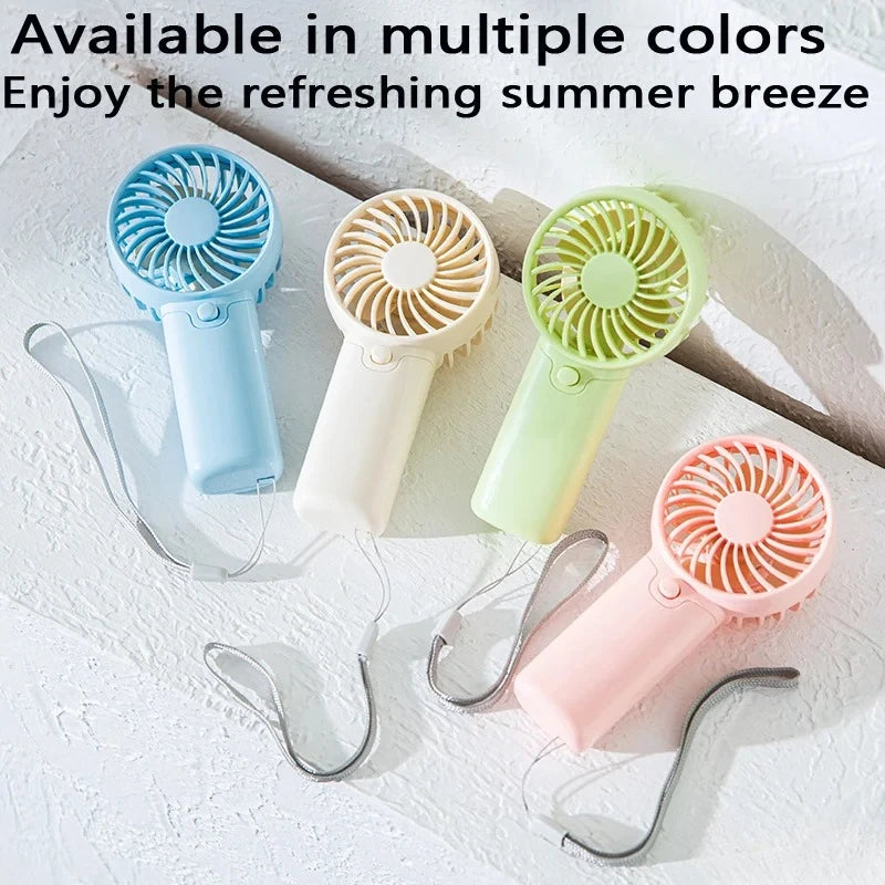 Handheld Mini Fan with Wristband – Portable Battery-Free Desk Fan Handheld Mini Fan Babs