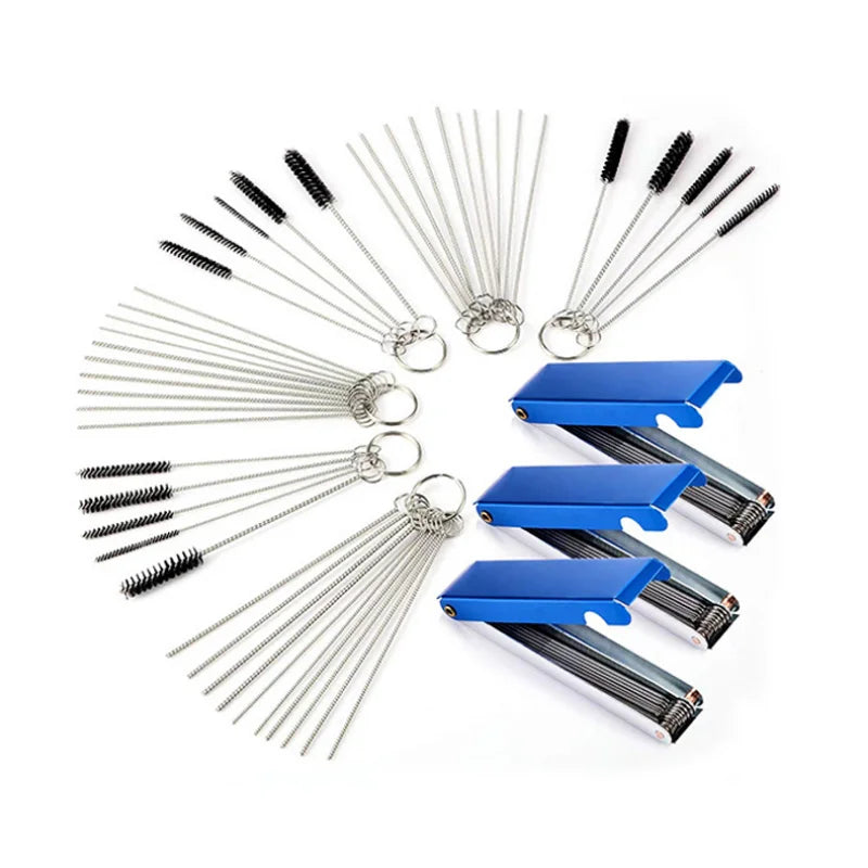 Carburetor Cleaning Kit – Needles & Brushes for Moto & ATV Carburetor Cleaning Kit Babs