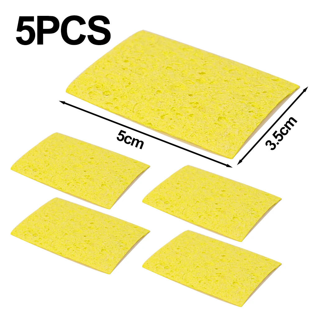 Soldering Iron Tip Cleaning Sponges – 5 to 200 Pack Soldering Tip Cleaner Babs 5PCS