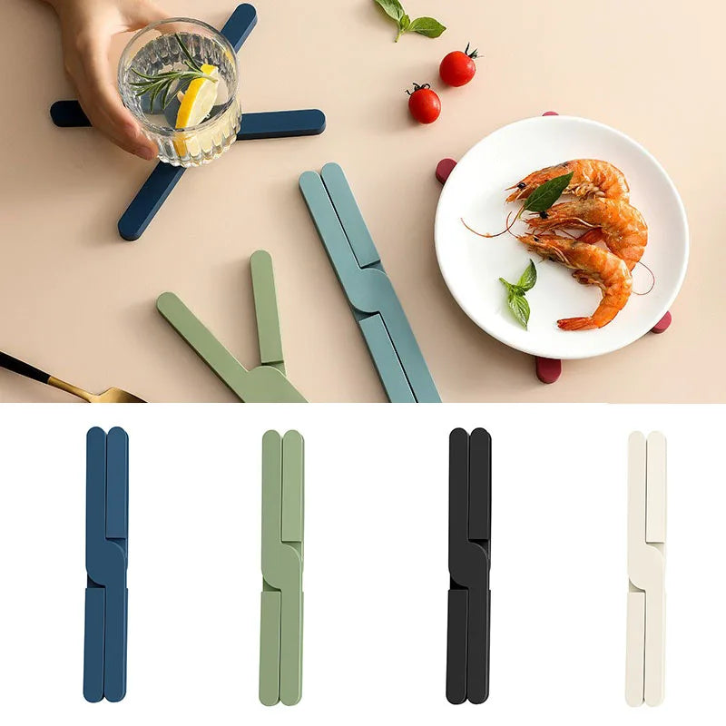 Silicone Coasters for Hot Pots – Foldable Non-Slip Trivet Mat Silicone Trivet Mat Babs