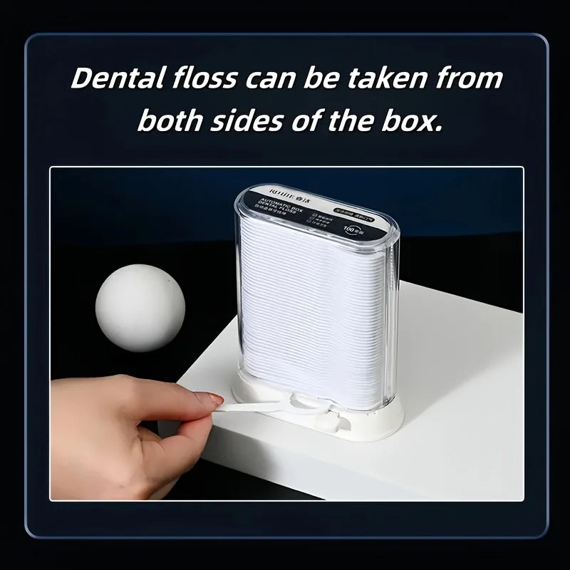 Smart Auto Pop-Up Dental Floss Dispenser Box & Refills Dental Floss Dispenser Babs